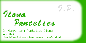 ilona pantelics business card